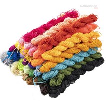 와요또 1mm 1.5mm 폴리 매듭 팔찌 끈 매28컬러 수공예 끈팔찌, 1.5mm(13m), 13.연핑크