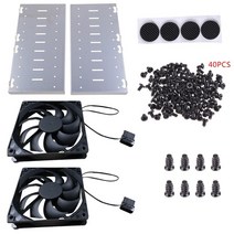 4.72 인치 냉각 팬 SSD 브래킷 Rustproof Alumin과 함께 3.5in HDD를위한 케이스 용 10 베이 하드 디스크 인클로저 하드 드라이브 케이지
