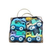 분해 건설 차량 4 세트 굴삭기 불도저 롤러 그라운드 드릴 조립 모델 키즈 몬테소리 장난감, 03 Colorful