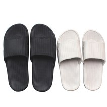 eva 쿠션 가벼운 실내슬리퍼 욕실화, 블랙