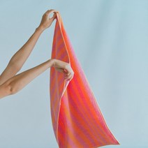 페이스 타월 - 2P - 포멜로 어닝 스트라이프, 없음