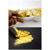 골드 파우더 금색 안료 금분 공방 불상 페인트 산업용, 골드 파우더 (10팩)단일 상자