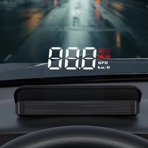 자동 OBD2 GPS 헤드 업 디스플레이 전자 HUD 프로젝터 모든 R5G6 용 디지털 속도계 액세서리, 01 Black