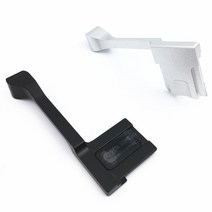 Metel Thumb Up 후지 필름 X100F X70 X30 X-A3 X-PRO2 카메라 용 핫슈 핸드 그립 브래킷, 01 Black