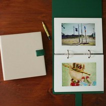미니포토갤러리북 4X6포토앨범북 초기임산부선물 신혼부부앨범 4x6 추억의 사진첩 가족 여행 사진 기록 (제스트)_973EA, ecobeige