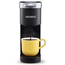 큐리그 Keurig K-Mini 가정용 커피메이커 커피 원두 전자동 기계, 블랙