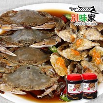 [별미가] 밥도둑 깔끔한 여수 전통방식 삼점 암꽃게 간장게장 4kg세트 (2kg&2kg), 별미 암꽃게장 4kg