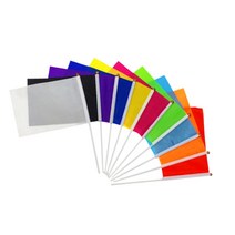 운동회 단색 신호기 워크샵 단체 깃발 체육대회 청기백기 파티 깃대, 그린