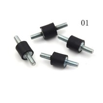 4pcs M4 M5 M6 M8 진동 방지 사일런트 블록 보트 자동차 보빈 고무 마운트 남성 도구, [04] A1, 04 A1