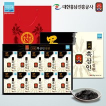 고려흑삼인절편15gx10갑 쇼핑백포함 건강간식 흑홍삼, 1, 본상품선택, 본상품선택