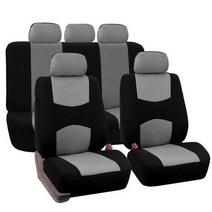 붐 블록 1SET 차량용 풍선 침대 좌석 커버 쿠션 BMW E46 E39 아우디 A3 A6 C5 A4 B6 메르세데스 W203 W211 미니 쿠퍼, 회색