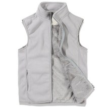 S~4XL 남여공용 양털 후리스 뽀글이 기모 보아털 조끼 빅사이즈