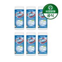 유한양행 [본사직영] 유한크로락스 세정살균티슈 브리즈&코코넛 70매x6개(총 420매), 559g, 1개