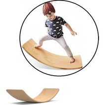 밸런스보드 코어 요가 나무 균형 보드 스포츠 50 X27CM 합판 플랫폼, 한개옵션0