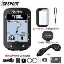 자전거네비게이션자전거 네비 BSC200 iGPSPORT ANT GPS 컴퓨터 라이딩 사이클링 주행 거리계 경로 탐색 무선 속도계 지원 파워 미터, BSC200 set 4