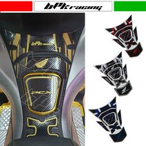 BPK레이싱 혼다 PCX125 탱크패드 사이드스티커 세트 카본스티커 19 20년 더뉴 PCX 주유구 패드 튜닝스티커 튜닝패드 커버 가드, PCX B 탱크패드, 카본화이트Z
