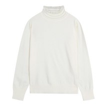 베스띠벨리 22F/W 프릴 하이넥 풀오버 BFU2915IV