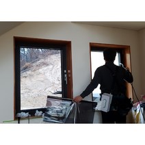 거실반사필름 썬팅시공/사생활보호를 위한 외부시선차단과 열차단을 한방에 해결하는 선팅, 반사단열필름  (10%)어두운색