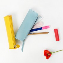 to 토단 취미키트 가죽 물방울 필통 만들기-1인세트 가죽필통DIY, 머스타드