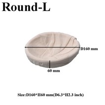 반느통 바네통 깜빠뉴 발효바구니 shenhong 4 size 타원형 반죽 등나무 바구니 반죽 banneton brotform 빵 교정 발효 국가 바구니 공장, l