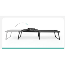 루미뜨 접이식 간이침대 1인용 낮잠 사무실 캠핑, 침대+푹신한 크리스탈 벨벳 쿠션 SET