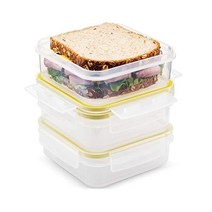 코맥스 바이오킵스 샌드위치 용기 3종 세트 밀폐 식품 보관 잠금 뚜껑 BPA 프리 런치 전자레인지 식기세척기 안전 박스