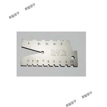 1~10산 inch 각형29도 일본정품 후지툴 아크미게이지 716 나사의 피치측정 아크메나사게이지 스크류게이지
