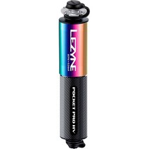 Lezyne 미니 펌프 CNC Pocket Drive Pro HV, 90 Psi Neo Metallic