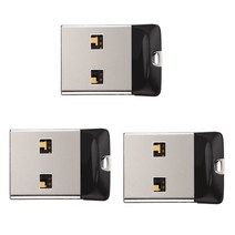 샌디스크 크루저 핏 USB 플래시 드라이브 SDCZ33-032G-G35 3p, 32GB, 3개