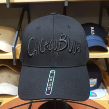 NBA 남여공용 시카고 불스 CHI 팀 로고 자수 포인트 대두핏 긴챙 사이즈 넉넉한 빅사이즈 볼캡 모자