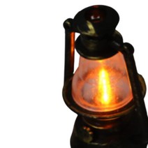 귀여운장식품 캠핑 반짝이는 무드등램프 스탠드 조명 빈티지 미니어처 소품, 단품