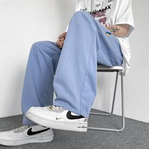 캐주얼 아보카도 그린 캐쥬얼 바지남자 트렌드 코디 9부바지 OVERSIZE 와이드팬츠 슬랙스 A080 4995900364
