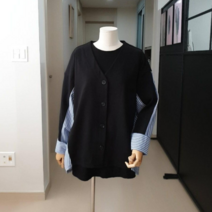[옷 만들기 패턴지] 배색셔츠가디건(아동 여성) _ 톡톡패턴, 아동