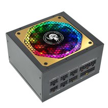 PC 전문 E스포츠 비디오 게임 컴퓨터 PSU RGB 풀 모듈러 공급 장치 850W 전원 플러스 골드 12cm 팬 포함, 01 850W