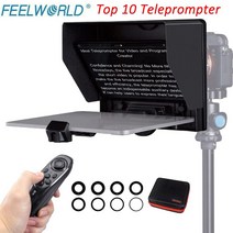 프롬프터 필월드 tp10 포터블 10인치 폴딩 텔레 11quot 전화 dslr 촬영을 위한 전화 태블릿, 보여진 바와 같이