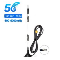 1pcs 자기 안테나 5G 4G 3G 2G 600-6000Mhz 18dBi SMA 남성 3M 케이블 2.4G Wifi 모뎀 무선 라우터, [02] TS9