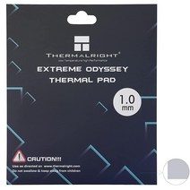 Thermalright 방열 패드 실리콘 방열 패드 12.8 W/mK 비전도성 내열성 고온 저항 노트북 방열판/GPU/CPU/LED 쿨러 그레이 (1.0mm), ODYSSEY 120x120mm 12.8w/mk, 120x120x1.0mm