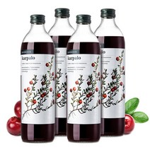 [FINLANDIA] [핀란디아] 핀란드 카스케인 크랜베리 원액 주스 500ml 4병, 상세 설명 참조, 상세 설명 참조