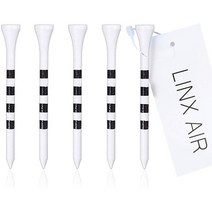 일본직발송 9. LINX AIR 골프티 (100개 묶음) 83mm 골프용품 콤페 높이가능 롱티 우드티 눈금 골프티 롱티, One Size_One Color, One Color