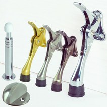 만물트럭 말발굽 현관문 고정 현관말발굽 말굽 스토퍼, 02.원터치말굽 소- 골드