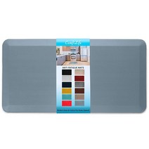 ComfiLife 피로 방지 바닥 매트 1.9cm(3/4인치) 두께의 완벽한 주방 매트 스탠딩 데스크 매트 가정 사무실 차고에서 편안함 내구성 얼룩 방지 미끄럼 방지, Denim