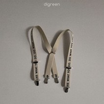 키즈 유아 아동복 디그린 레터링서스펜더