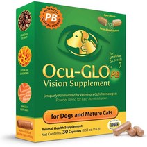오큐글로 소형견 강아지 고양이 캡슐형 30개입 루테인 오메가3 눈 영양제 Ocu-GLO 3, 상품선택