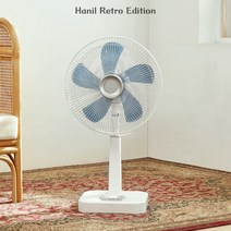 한일 35cm 기계식 레트로 스탠드 선풍기 REF-487 화이트, 단품, REF-487(화이트)