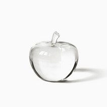 인테리어 오브제 사과 페이퍼웨이트 유리문진, 크리스탈 애플