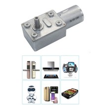 웜기어 감속기 DC 모터 Jgy370 2 rpm 375 rpm 고 토크 메탈 웜 기어, 90, 12v