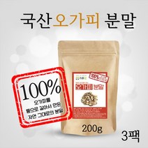 오가피 분말 국산 오갈피 나무 열매 가루 효능 국내산 100%, 3팩, 200g