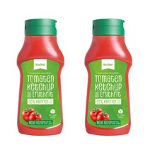 슈카 무설탕 햇볕에익은 비건 토마토케찹 500ml 2개
