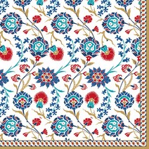 토탈하우스 독일냅킨 디자인냅킨 (이즈니크) 7409 파티용 일러스트 수입냅킨 3겹 20매입