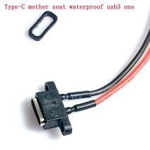 용접와이어 용접봉 1-10PCS USB C 유형 방수 연결 관 용접 철사 여성 소켓 가진 항구 위탁 영역, 05 10PCS